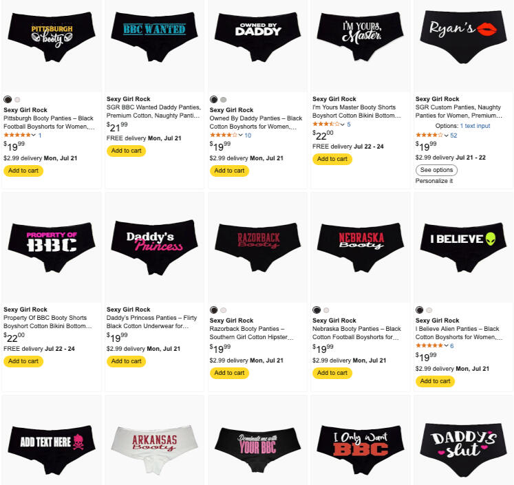 Custom Panties